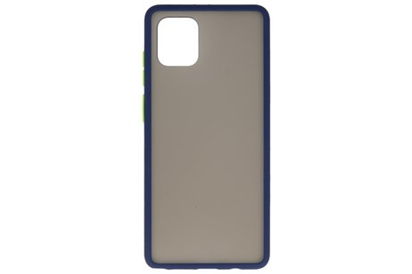 BAOHU Hoesje Geschikt voor de Samsung Galaxy Note 10 Lite - Hard Case Backcover Telefoonhoesje - Blauw