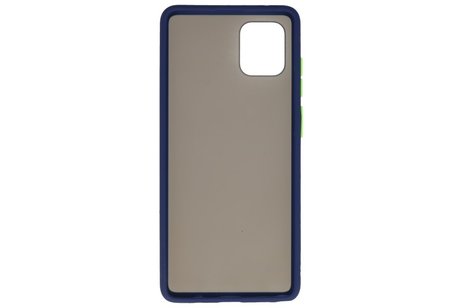 BAOHU Hoesje Geschikt voor de Samsung Galaxy Note 10 Lite - Hard Case Backcover Telefoonhoesje - Blauw