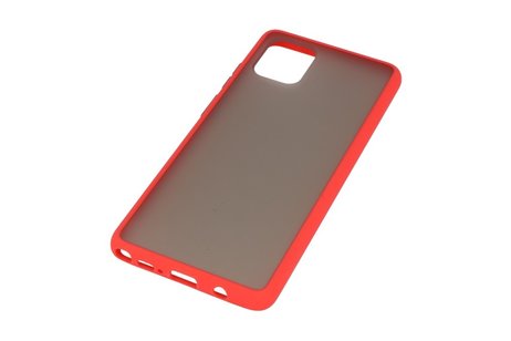 BAOHU Hoesje Geschikt voor de Samsung Galaxy Note 10 Lite - Hard Case Backcover Telefoonhoesje - Rood