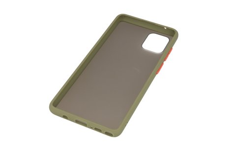 BAOHU Hoesje Geschikt voor de Samsung Galaxy Note 10 Lite - Hard Case Backcover Telefoonhoesje - Groen