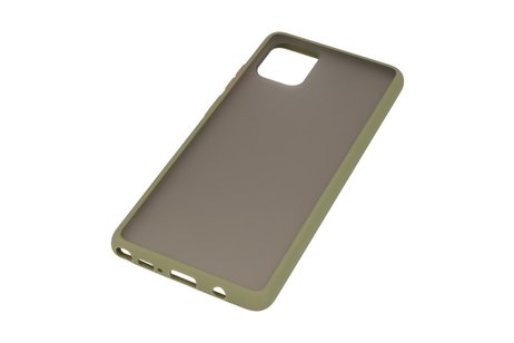 BAOHU Hoesje Geschikt voor de Samsung Galaxy Note 10 Lite - Hard Case Backcover Telefoonhoesje - Groen