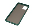 BAOHU Hoesje Geschikt voor de Samsung Galaxy Note 10 Lite - Hard Case Backcover Telefoonhoesje - Donker Groen