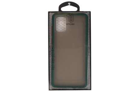 Samsung Galaxy Note 10 Lite Hoesje Hard Case Backcover Telefoonhoesje Donker Groen