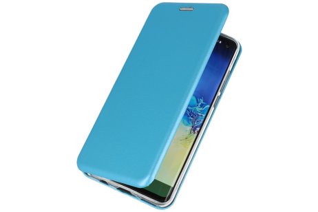 Slim Folio Case - Book Case Telefoonhoesje - Folio Flip Hoesje - Geschikt voor Huawei P30 - Blauw