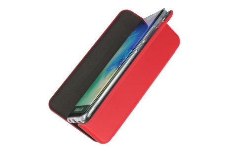 Slim Folio Case - Book Case Telefoonhoesje - Folio Flip Hoesje - Geschikt voor Huawei P30 - Rood