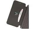 Slim Folio Case - Book Case Telefoonhoesje - Folio Flip Hoesje - Geschikt voor Huawei P30 - Grijs