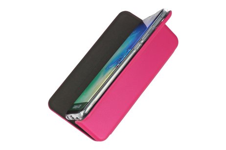 Slim Folio Case - Book Case Telefoonhoesje - Folio Flip Hoesje - Geschikt voor Huawei P30 - Roze