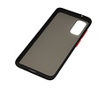 BAOHU Hoesje Geschikt voor de Samsung Galaxy S20 - Hard Case Backcover Telefoonhoesje - Zwart