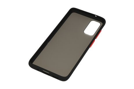 BAOHU Hoesje Geschikt voor de Samsung Galaxy S20 - Hard Case Backcover Telefoonhoesje - Zwart