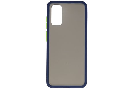 BAOHU Hoesje Geschikt voor de Samsung Galaxy S20 - Hard Case Backcover Telefoonhoesje - Blauw