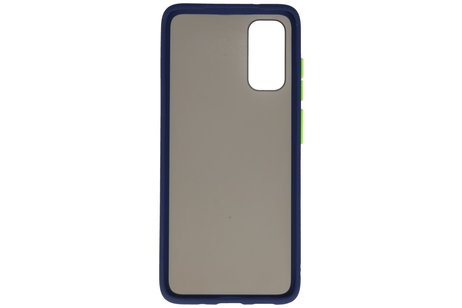 BAOHU Hoesje Geschikt voor de Samsung Galaxy S20 - Hard Case Backcover Telefoonhoesje - Blauw