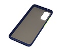 BAOHU Hoesje Geschikt voor de Samsung Galaxy S20 - Hard Case Backcover Telefoonhoesje - Blauw