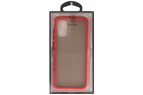 Samsung Galaxy S20 Hoesje Hard Case Backcover Telefoonhoesje Rood