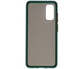 Samsung Galaxy S20 Hoesje Hard Case Backcover Telefoonhoesje Donker Groen