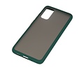 BAOHU Hoesje Geschikt voor de Samsung Galaxy S20 - Hard Case Backcover Telefoonhoesje - Donker Groen