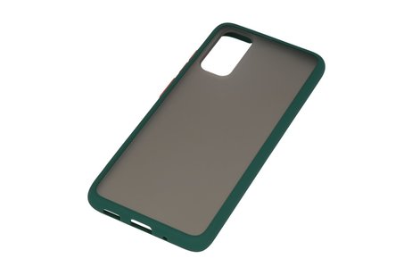 Samsung Galaxy S20 Hoesje Hard Case Backcover Telefoonhoesje Donker Groen