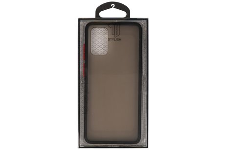 Samsung Galaxy S20 Plus Hoesje Hard Case Backcover Telefoonhoesje Zwart