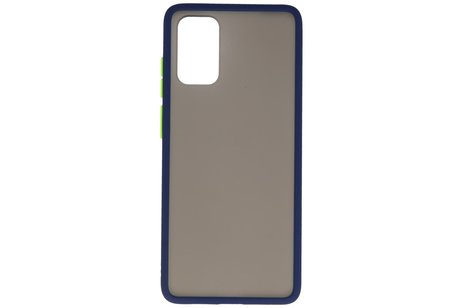 BAOHU Hoesje Geschikt voor de Samsung Galaxy S20 Plus - Hard Case Backcover Telefoonhoesje - Blauw