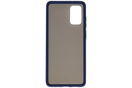 BAOHU Hoesje Geschikt voor de Samsung Galaxy S20 Plus - Hard Case Backcover Telefoonhoesje - Blauw