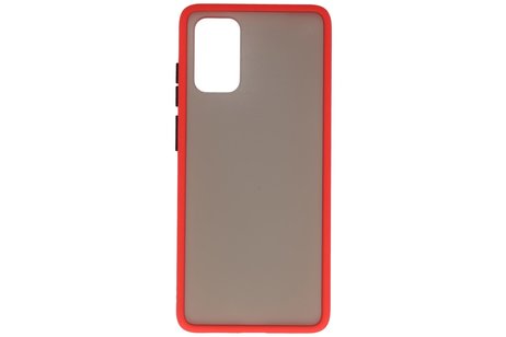 BAOHU Hoesje Geschikt voor de Samsung Galaxy S20 Plus - Hard Case Backcover Telefoonhoesje - Rood