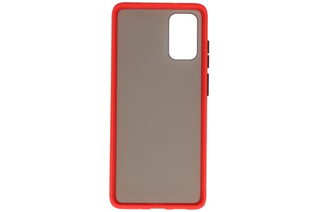 BAOHU Hoesje Geschikt voor de Samsung Galaxy S20 Plus - Hard Case Backcover Telefoonhoesje - Rood