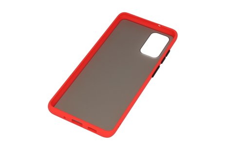 BAOHU Hoesje Geschikt voor de Samsung Galaxy S20 Plus - Hard Case Backcover Telefoonhoesje - Rood