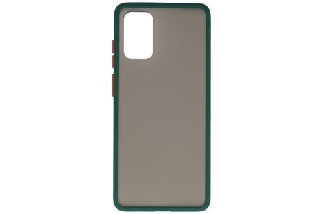 Samsung Galaxy S20 Plus Hoesje Hard Case Backcover Telefoonhoesje Donker Groen