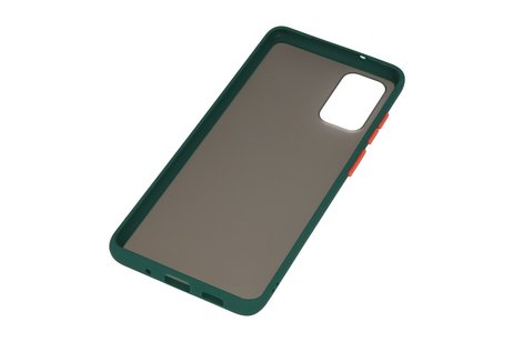 Samsung Galaxy S20 Plus Hoesje Hard Case Backcover Telefoonhoesje Donker Groen