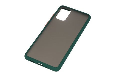 BAOHU Hoesje Geschikt voor de Samsung Galaxy S20 Plus - Hard Case Backcover Telefoonhoesje - Donker Groen