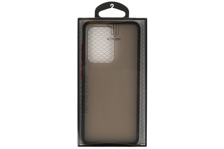 BAOHU Hoesje Geschikt voor de Samsung Galaxy S20 Ultra - Hard Case Backcover Telefoonhoesje - Zwart