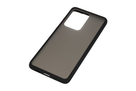 BAOHU Hoesje Geschikt voor de Samsung Galaxy S20 Ultra - Hard Case Backcover Telefoonhoesje - Zwart