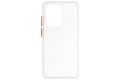 BAOHU Hoesje Geschikt voor de Samsung Galaxy S20 Ultra - Hard Case Backcover Telefoonhoesje - Transparant