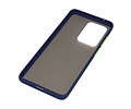BAOHU Hoesje Geschikt voor de Samsung Galaxy S20 Ultra - Hard Case Backcover Telefoonhoesje - Blauw