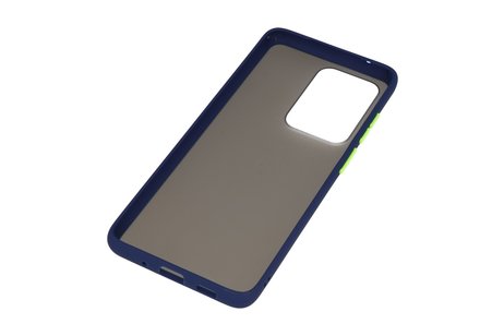 BAOHU Hoesje Geschikt voor de Samsung Galaxy S20 Ultra - Hard Case Backcover Telefoonhoesje - Blauw
