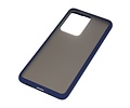 BAOHU Hoesje Geschikt voor de Samsung Galaxy S20 Ultra - Hard Case Backcover Telefoonhoesje - Blauw
