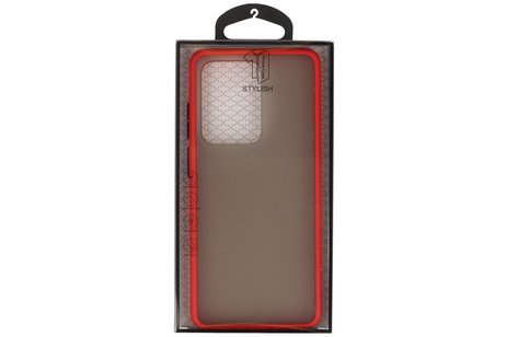 BAOHU Hoesje Geschikt voor de Samsung Galaxy S20 Ultra - Hard Case Backcover Telefoonhoesje - Rood