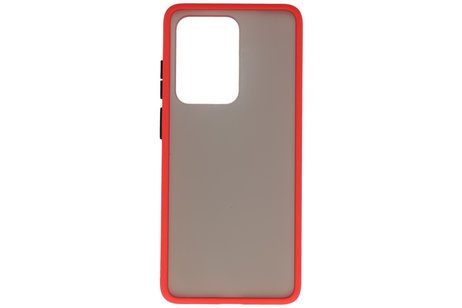 Samsung Galaxy S20 Ultra Hoesje Hard Case Backcover Telefoonhoesje Rood