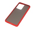 BAOHU Hoesje Geschikt voor de Samsung Galaxy S20 Ultra - Hard Case Backcover Telefoonhoesje - Rood