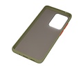 Samsung Galaxy S20 Ultra Hoesje Hard Case Backcover Telefoonhoesje Groen