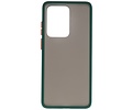 BAOHU Hoesje Geschikt voor de Samsung Galaxy S20 Ultra - Hard Case Backcover Telefoonhoesje - Donker Groen