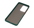 Samsung Galaxy S20 Ultra Hoesje Hard Case Backcover Telefoonhoesje Donker Groen