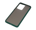 Samsung Galaxy S20 Ultra Hoesje Hard Case Backcover Telefoonhoesje Donker Groen