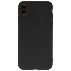 BAOHU TPU Hoesje Geschikt voor iPhone XS Max Zwart