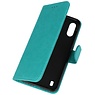 BAOHU Samsung Galaxy A01 Hoesje Kaarthouder Book Case Telefoonhoesje Groen