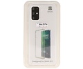 Schokbestendig Back Cover Hoesje - Shockproof Telefoonhoesje -  Geschikt voor  Samsung Galaxy S20 Plus - Transparant