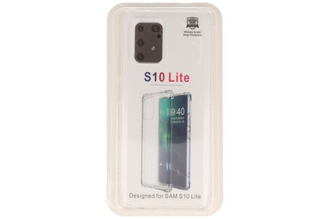 BAOHU Schokbestendig Back Cover Hoesje - Shockproof Telefoonhoesje -  Geschikt voor  Samsung Galaxy S10 Lite - Transparant