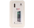 BAOHU Schokbestendig Back Cover Hoesje - Shockproof Telefoonhoesje -  Geschikt voor Samsung Galaxy A01 - Transparant