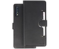 KAIYUE - Luxe Portemonnee Hoesje - Pasjeshouder Telefoonhoesje - Wallet Case - Geschikt voor Samsung Galaxy A70 - Zwart