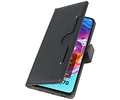 BAOHU KAIYUE - Luxe Portemonnee Hoesje - Pasjeshouder Telefoonhoesje - Wallet Case - Geschikt voor Samsung Galaxy A70 - Zwart