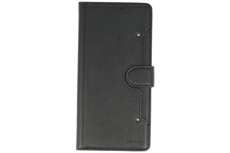 KAIYUE - Luxe Portemonnee Hoesje - Pasjeshouder Telefoonhoesje - Wallet Case - Geschikt voor Samsung Galaxy A70 - Zwart